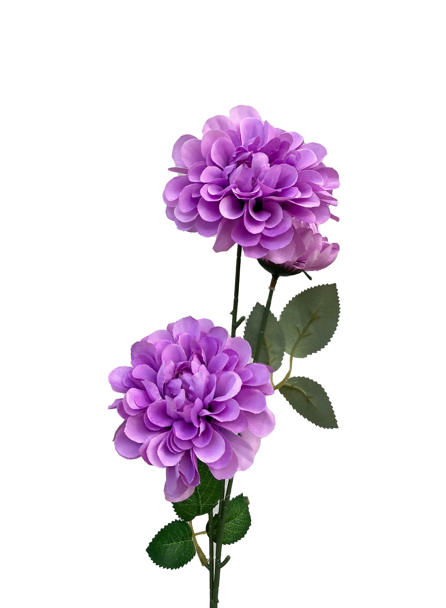 Artificial Pom Pom Dahlia Lilac Purple