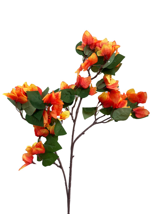 Buganvilla de seda artificial naranja