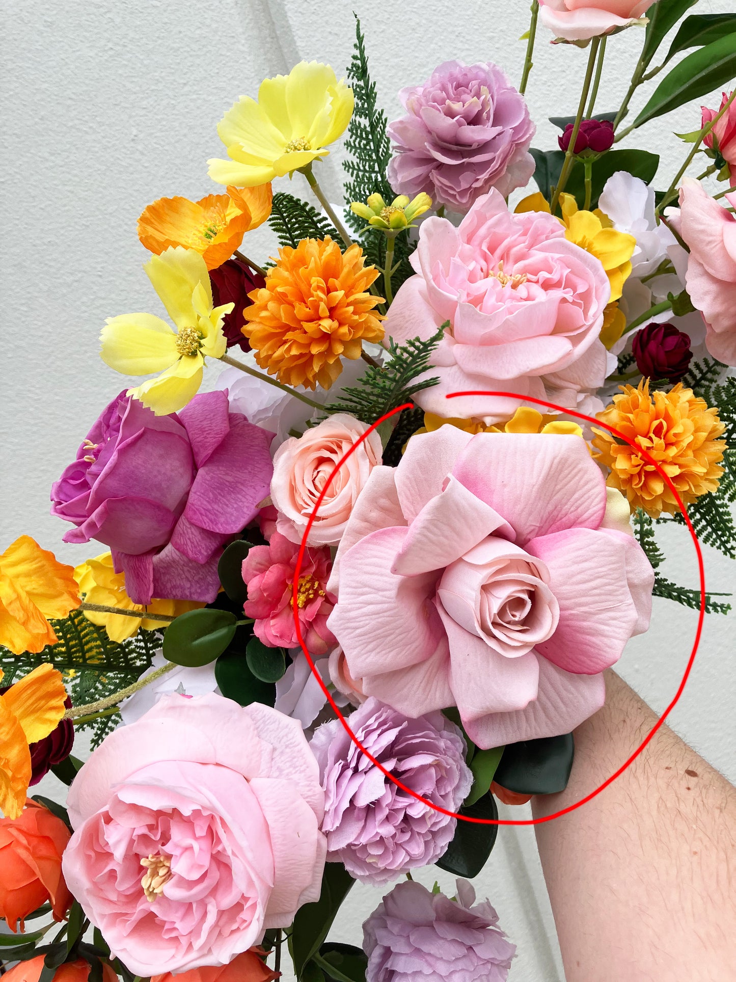The Classic Artificial Rose Antique Pink