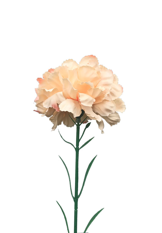 artificial carnation peach