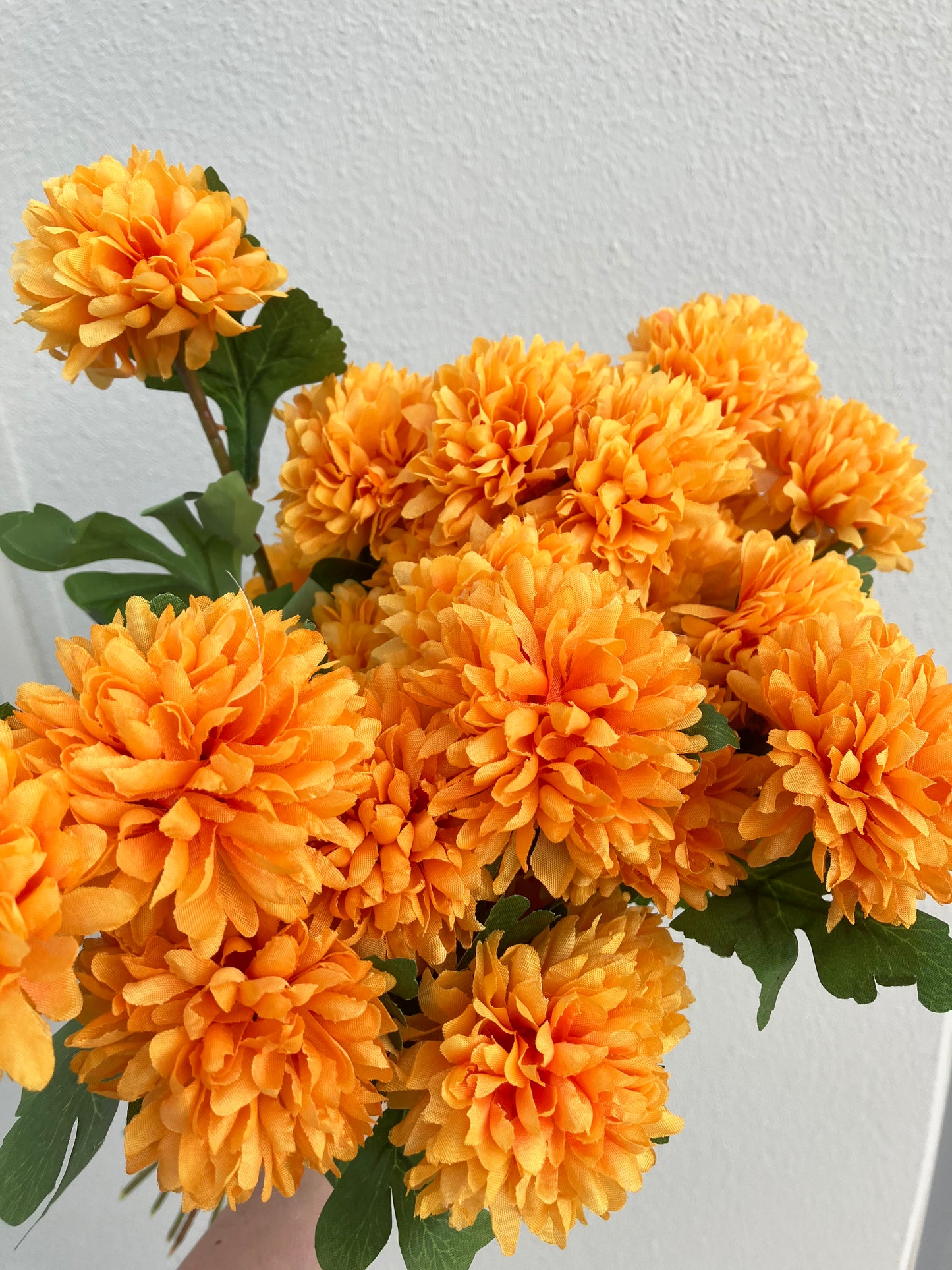 Artificial Chrysanthemum Orange