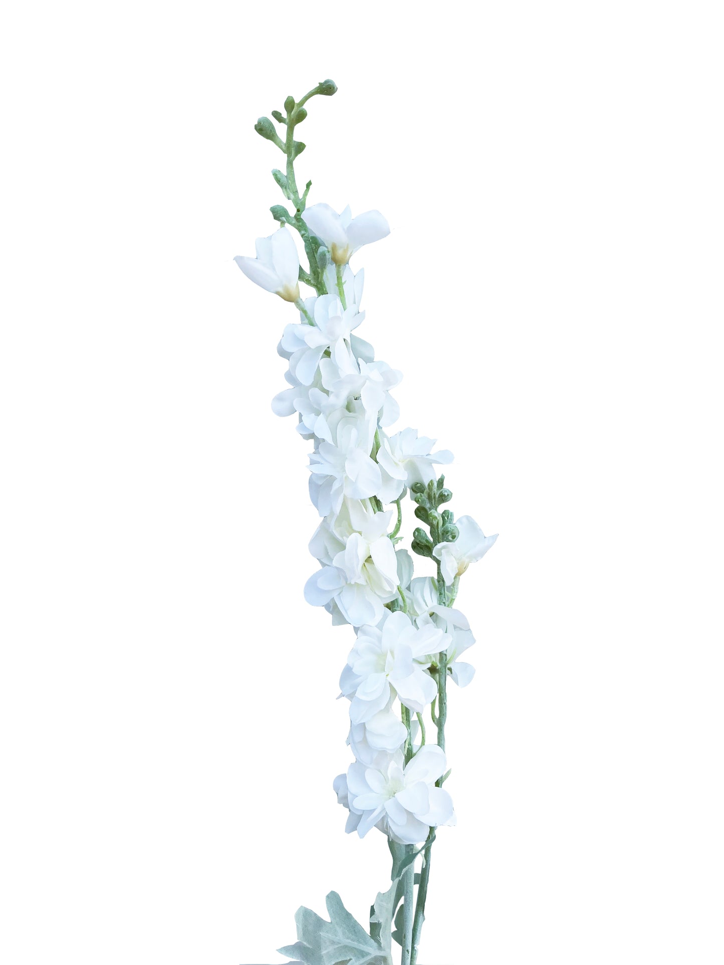 artificial white delphinium