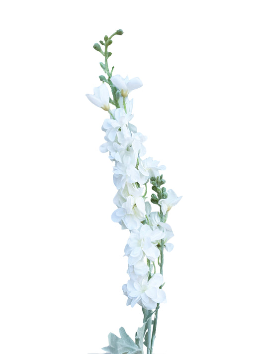 artificial white delphinium