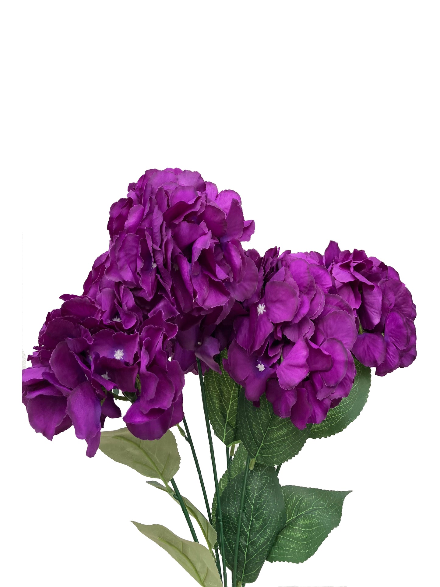 Artificial Hydrangea Bunch Purple