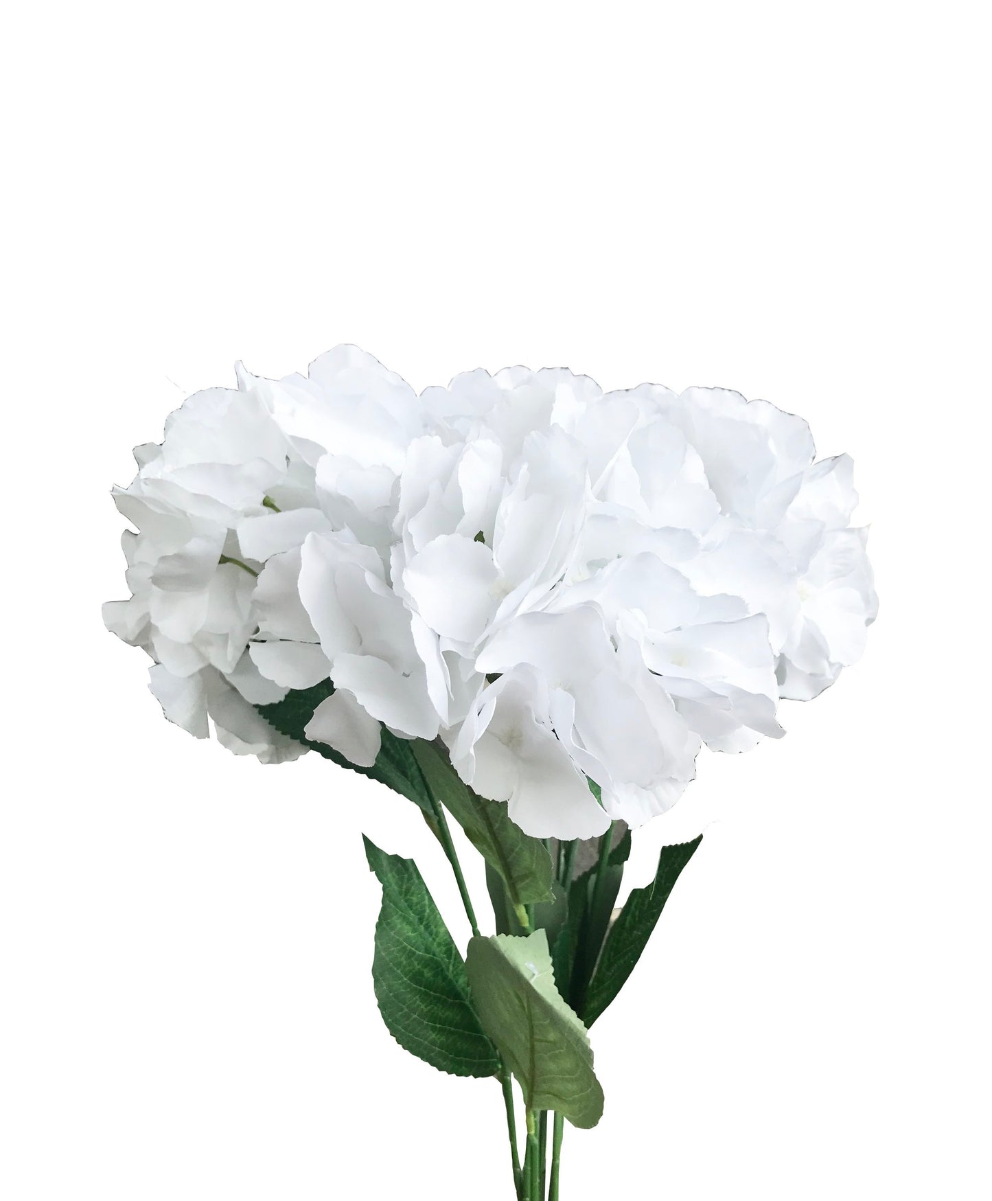 artificial hydrangea pure white