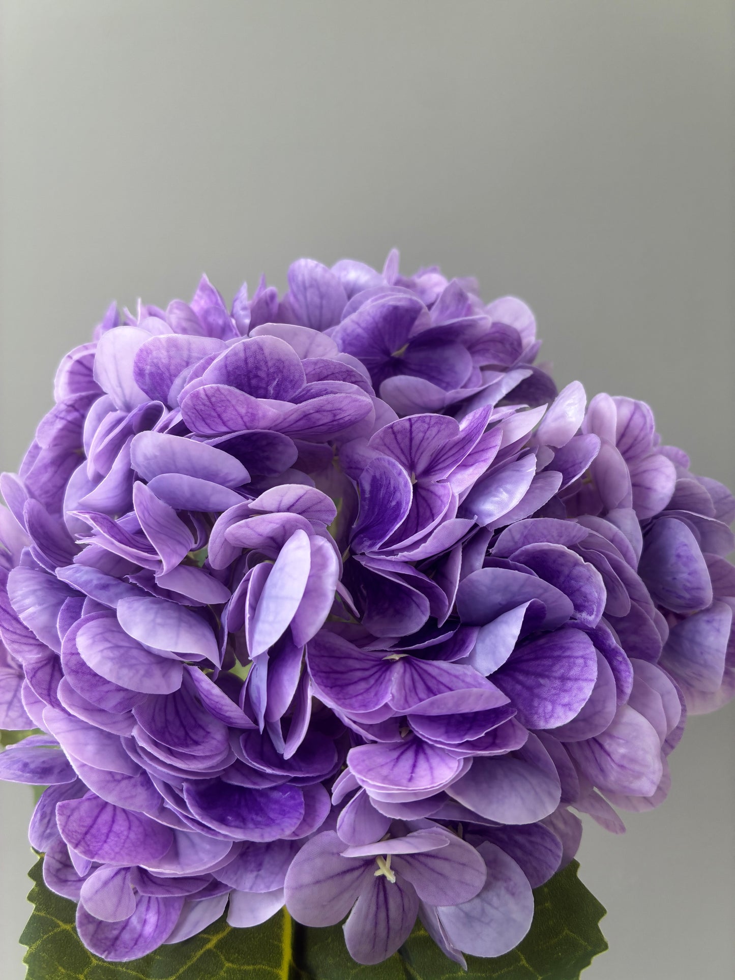 Artificial Real Touch Hydrangea Purple