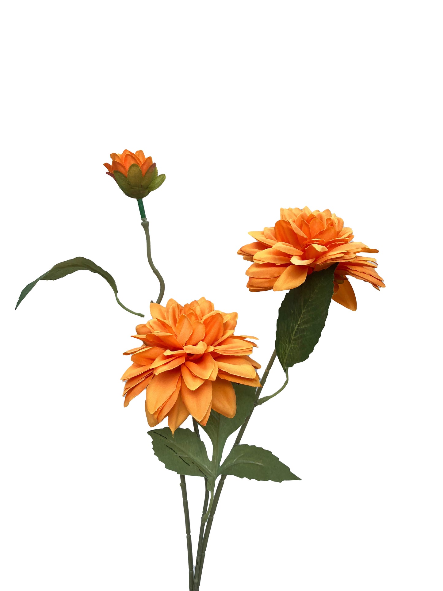 Artificial Dahlia Spray Orange