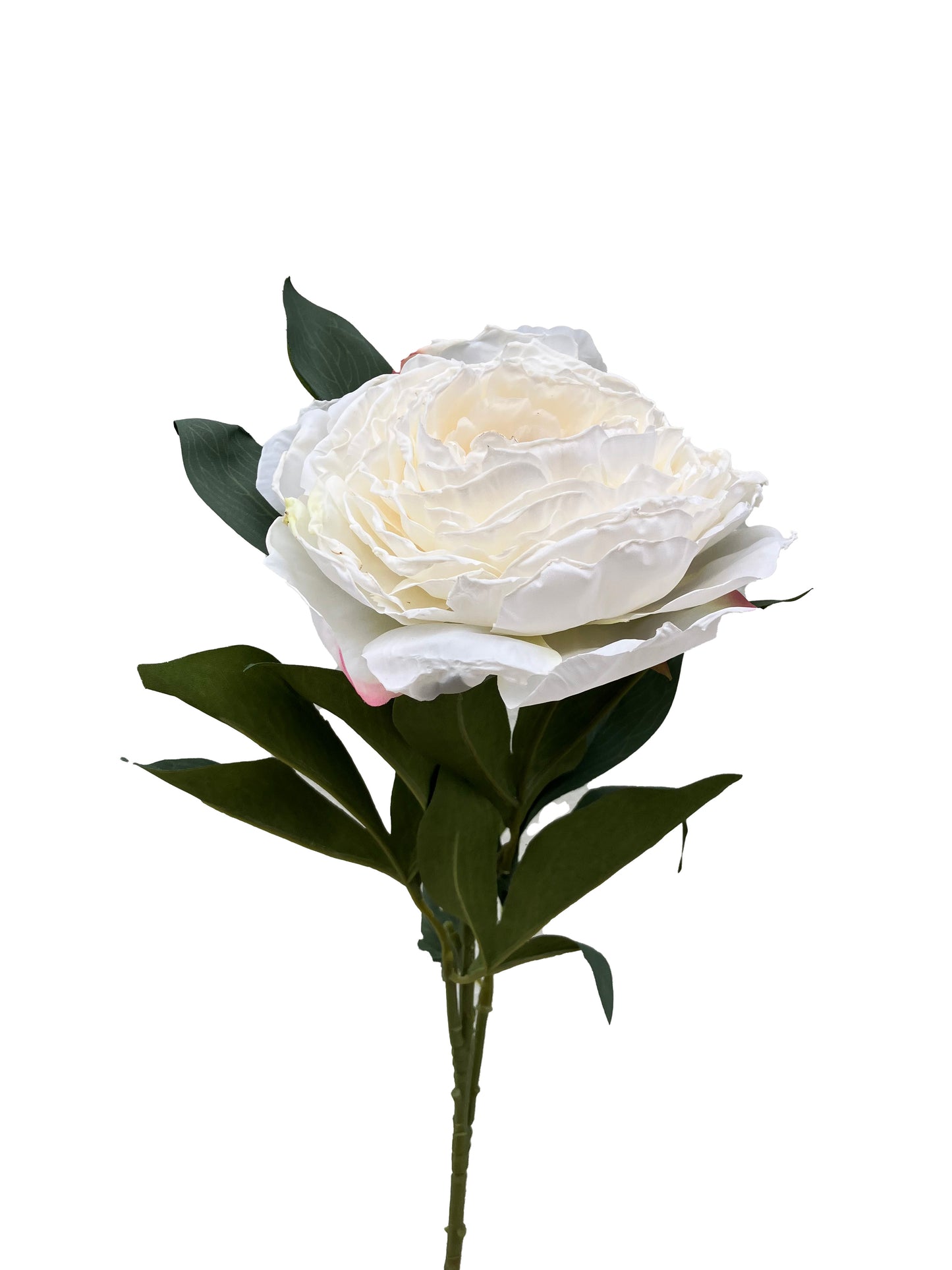 Artificial Large Peony Cream