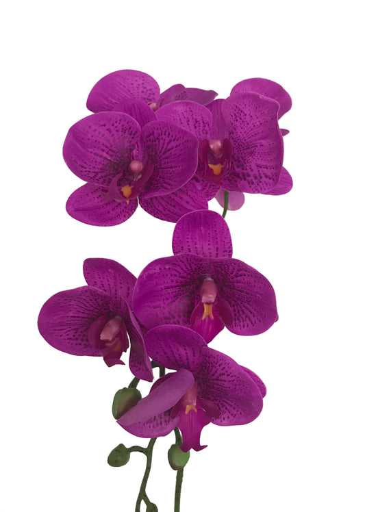 artificial purple orchid real touch