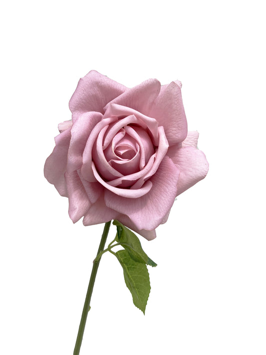 Artificial Real Touch Rose Dusty Pink