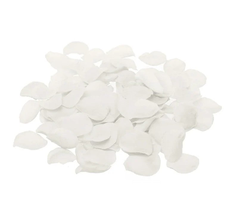 Artificial Rose Petals White