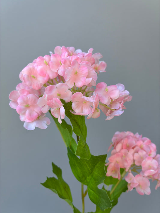 Artificial Real Touch Snow Touch Hydrangea Pink
