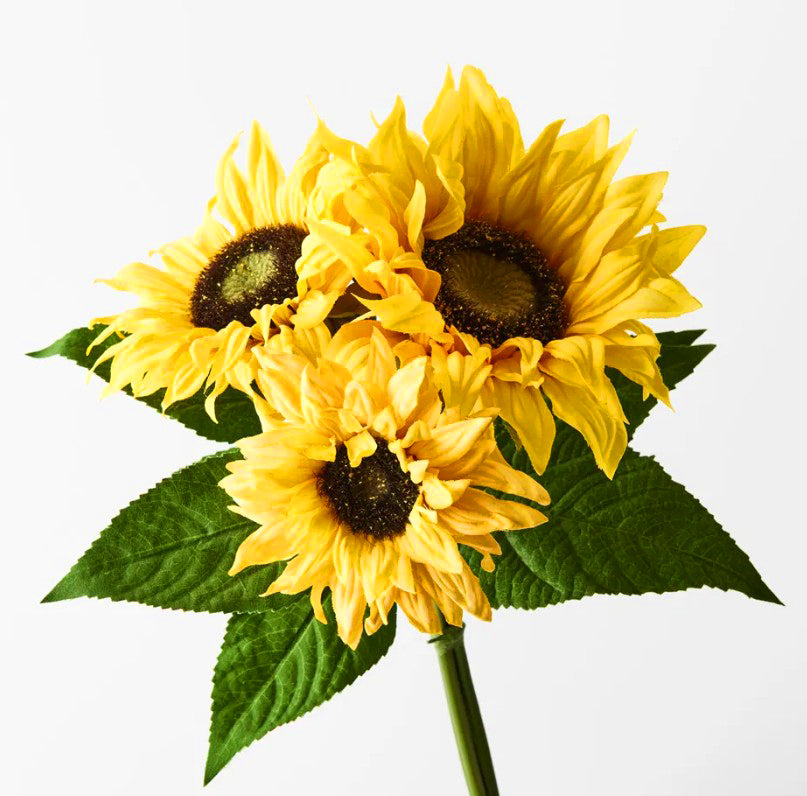 Artificial Sunflower Bunch Yellow