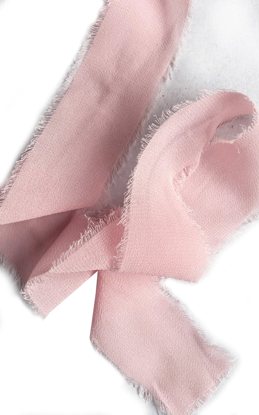 Chiffon Bouquet Wrap Blush