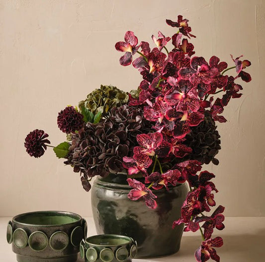 Artificial vanda Real Touch Orchid Burgundy