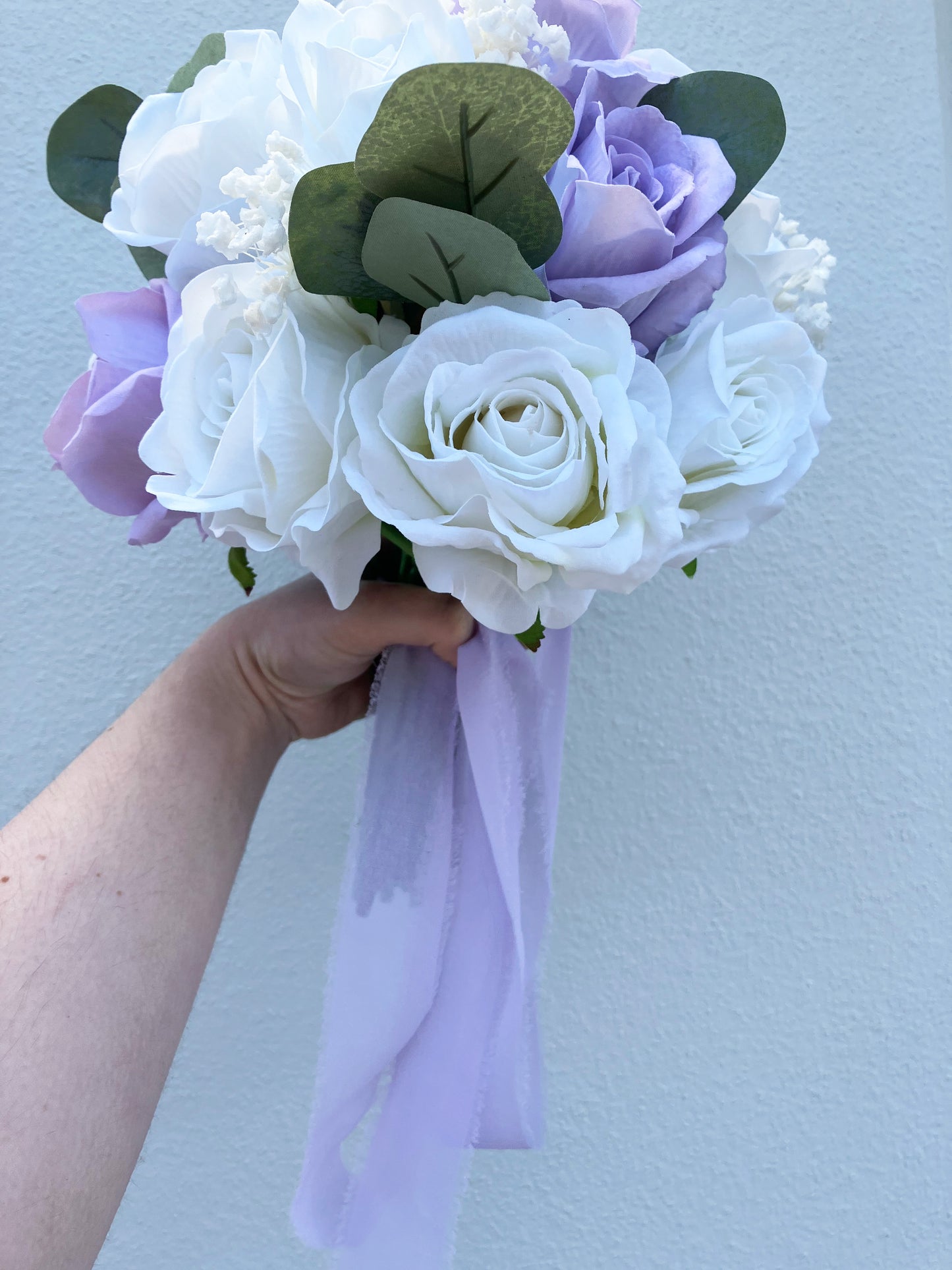 Chiffon Bouquet Wrap Lilac