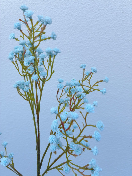 Artificial Baby Breath Pale Blue
