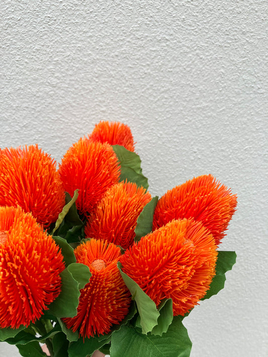 Artificial Banksia Orange