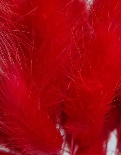 fake bunny tails red