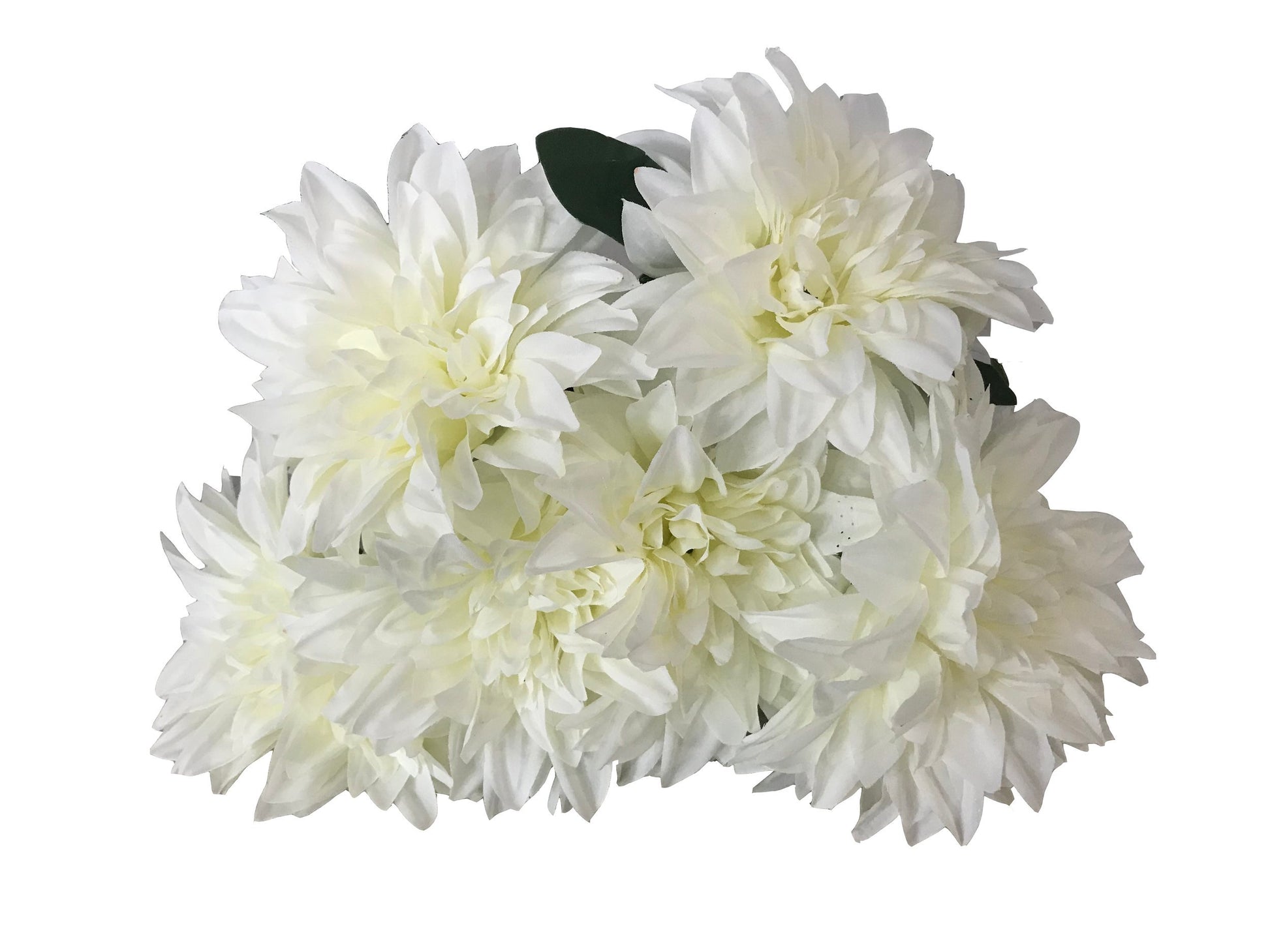 fake dahlia bunch ivory