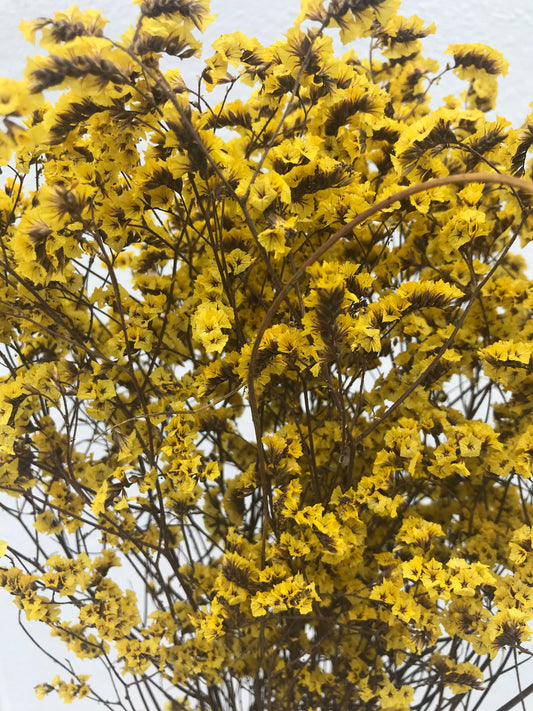 fake dried crystal grass yellow