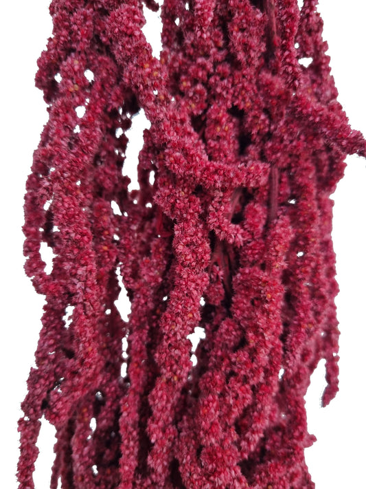 faux amaranthus deep red