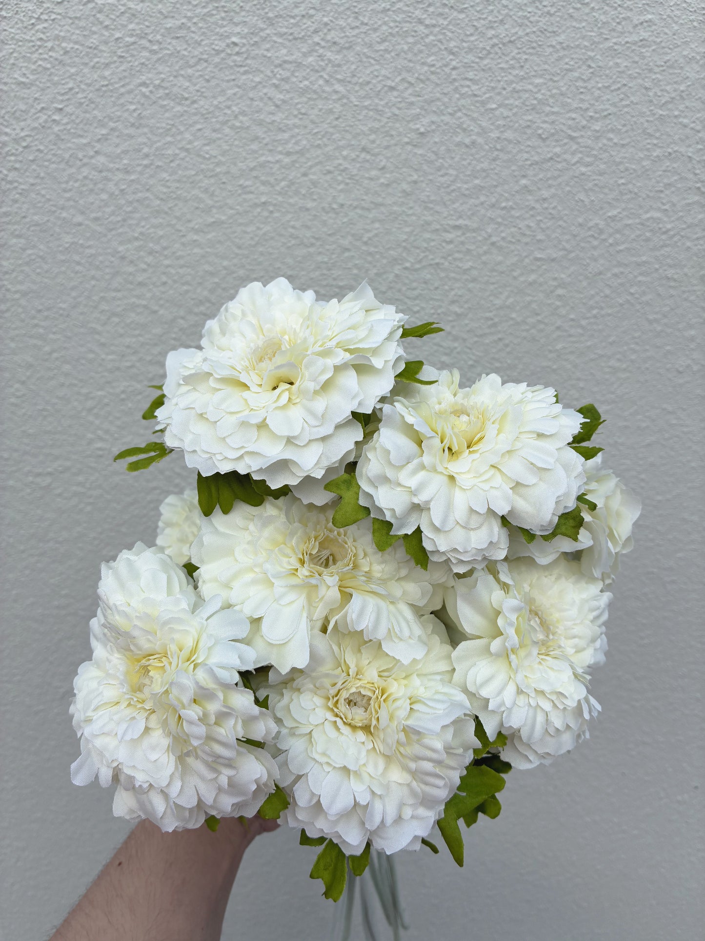 Artificial Marigold Ivory