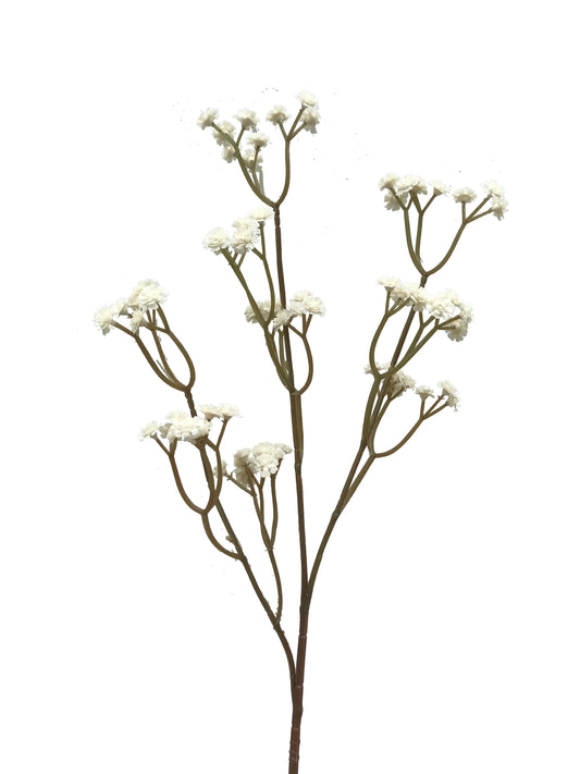 faux babies breath white