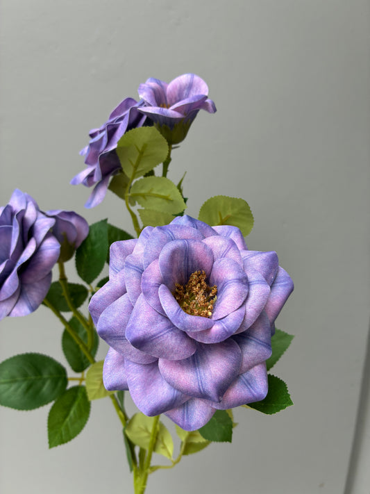 Artificial Gardenia Spray Purple