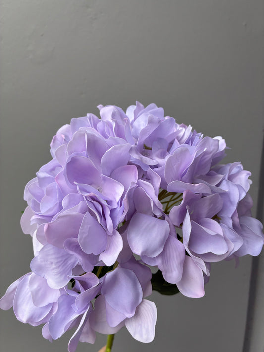 Artificial Real Touch Hydrangea Lilac