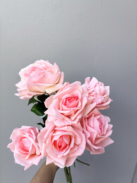 Real Touch Rose Candy Peachy Pink