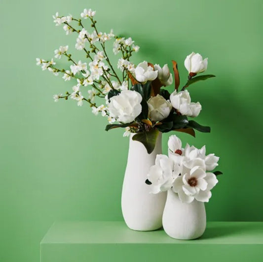 Artificial Cherry Blossom Branch White