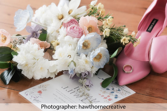 Artificial Poppy blue