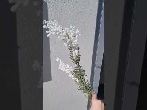 Artificial Australian Wattle White