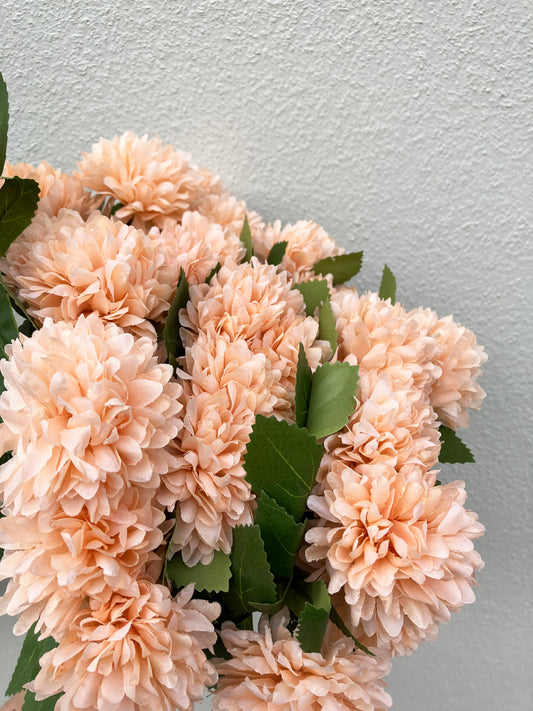Artificial Chrysanthemum Peach