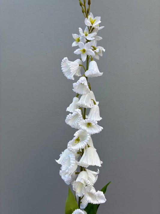 Artificial Fox Glove White