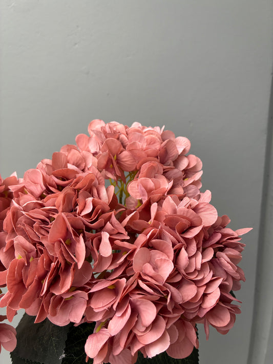 Artificial Hydrangea Bunch Dusty Pink