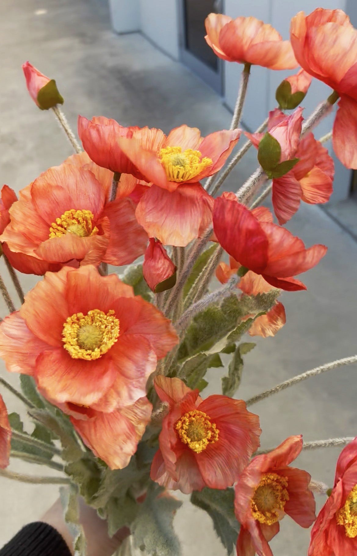 Charisme du coquelicot artificiel