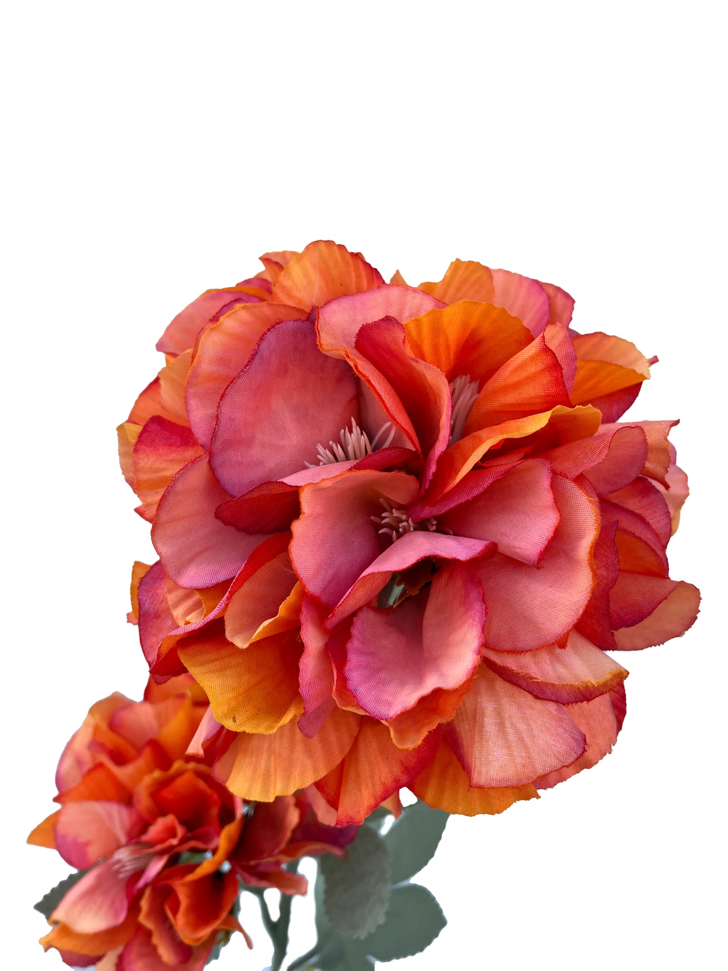 Rhododendron Artificiel Orange Sanguine