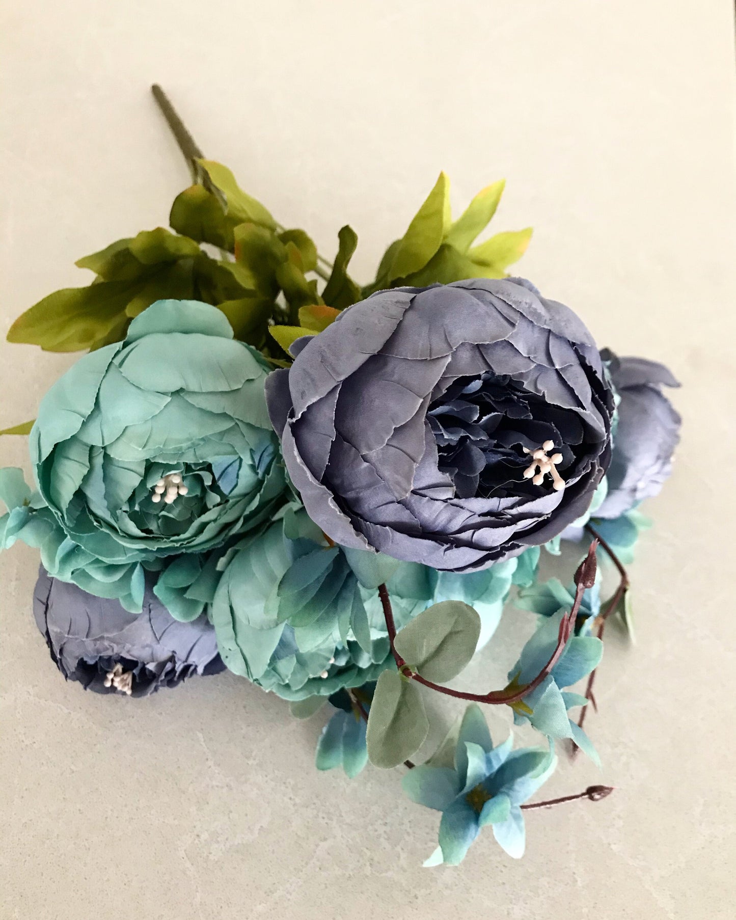 Peony Bunch BLUE/PURPLE CLEARANCE