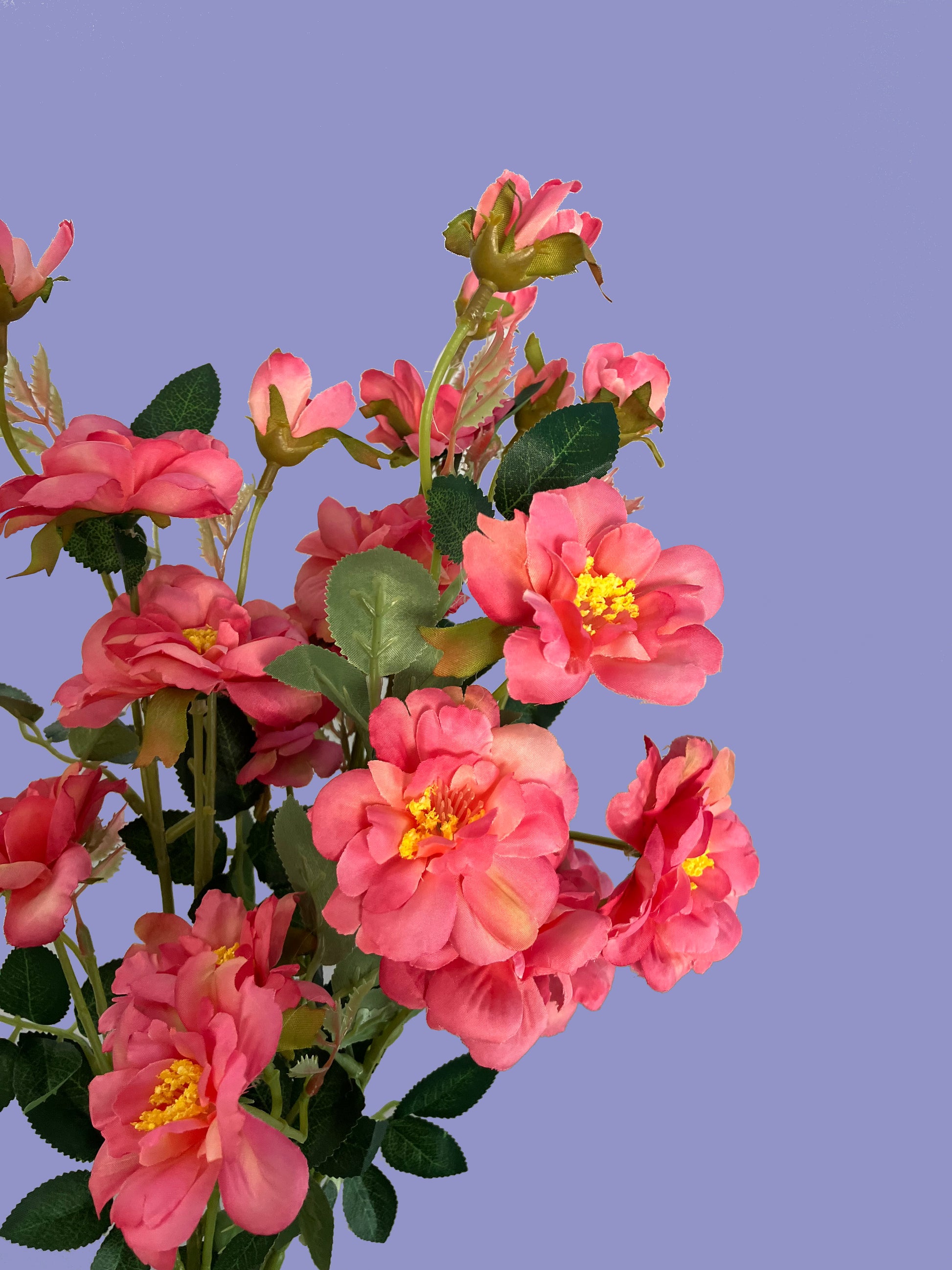 artificial camellia spray