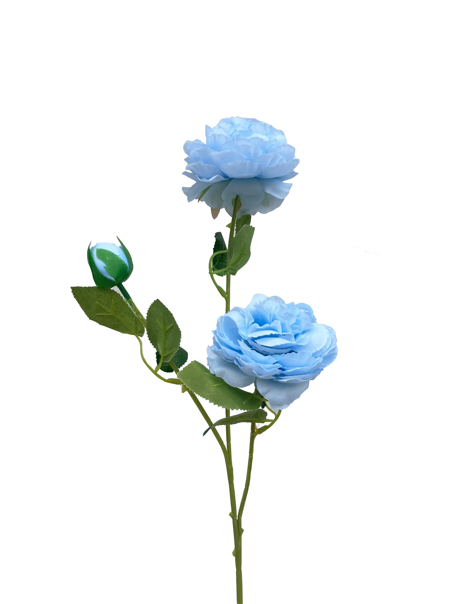 artificial silk peony blue