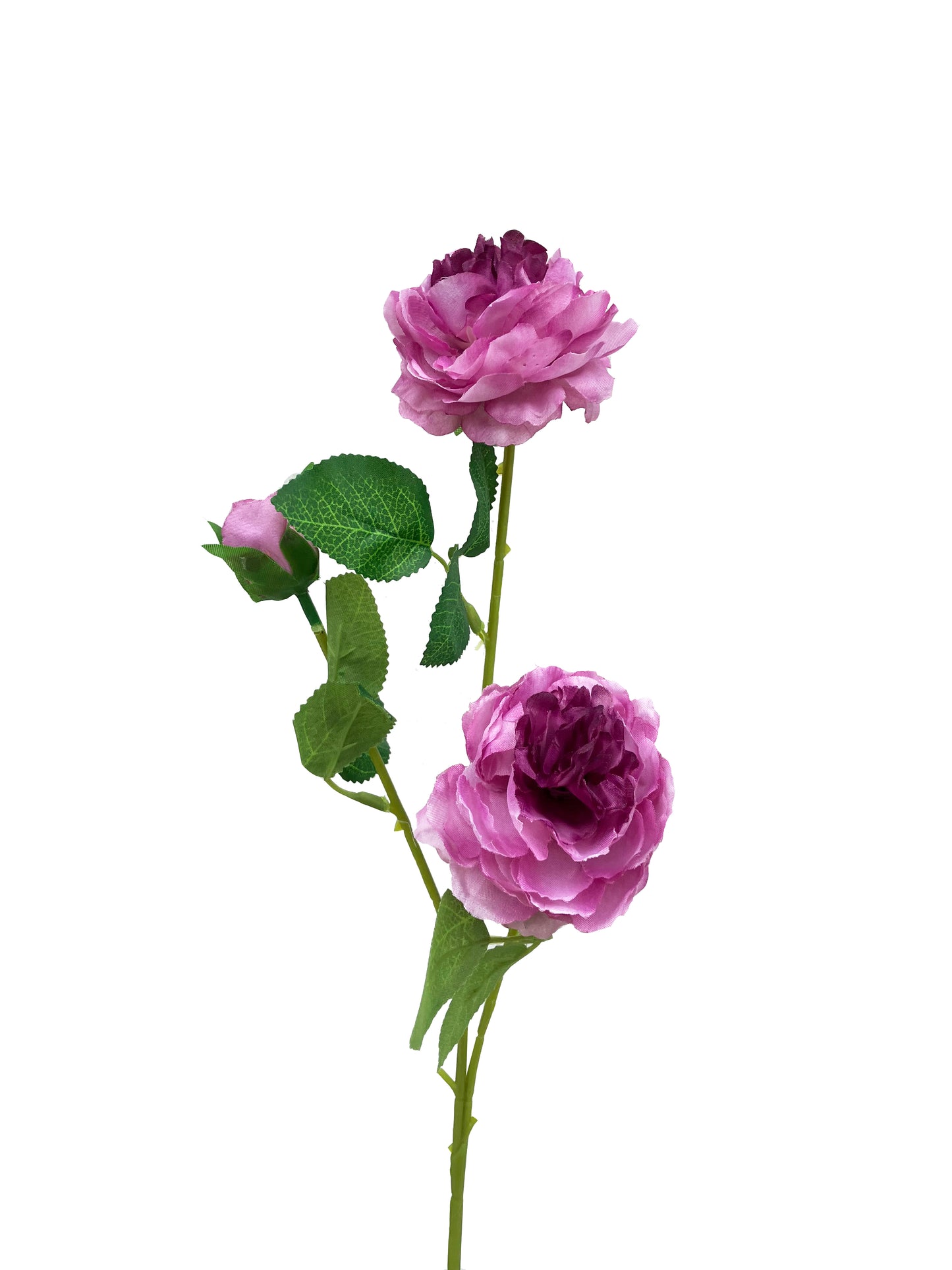 artificial silk peony spray plum