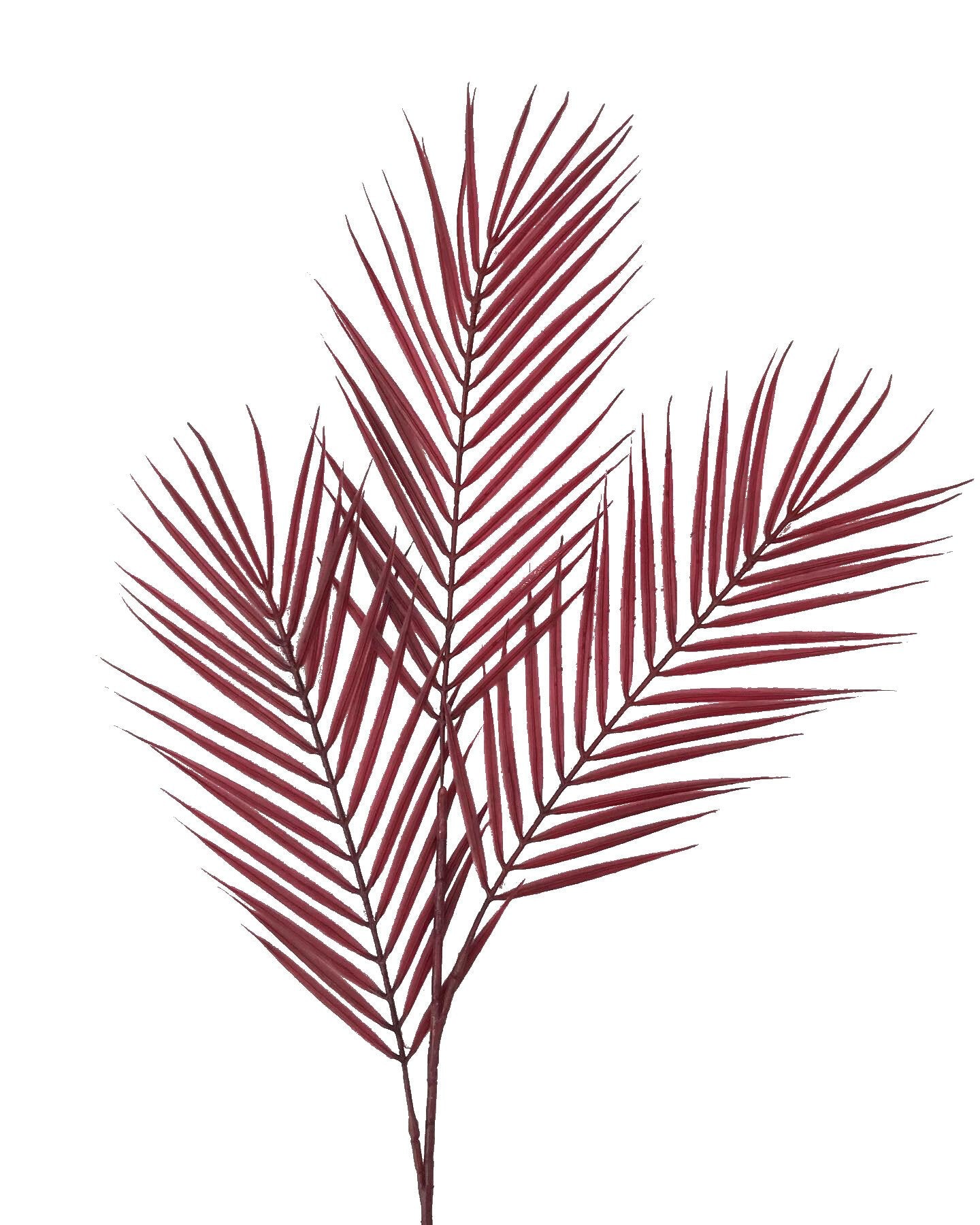 Artificial Palm Burgundy