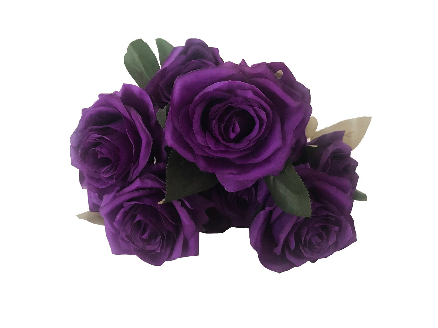 Artificial Rose Bunch Purple