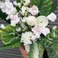 artificial tropical flower arrangement