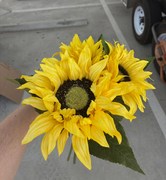 Artificial Sunflower Bunch Yellow