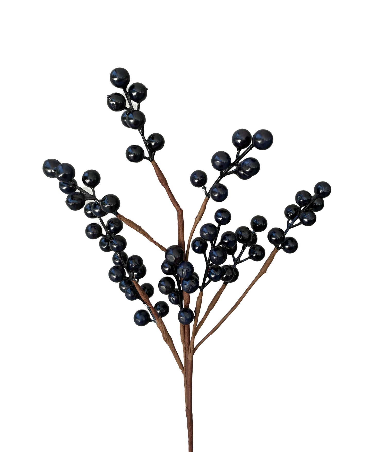 Artificial Berry Stem Navy