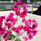 Buganvilla de seda artificial rosa fuerte