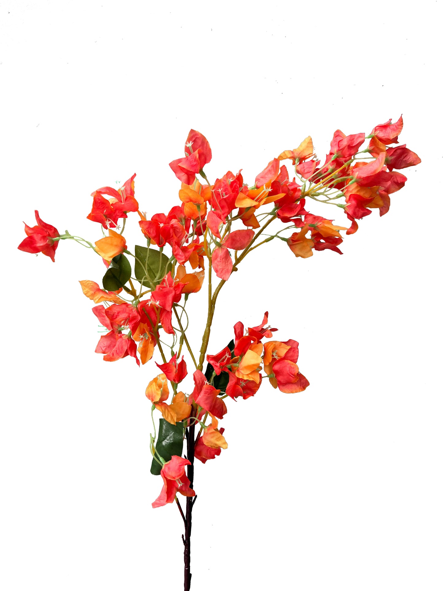 Buganvilla de seda artificial naranja